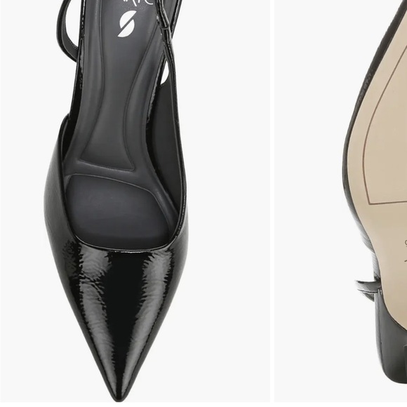 Franco Sarto Black Patent Leather Heels - Picture 1 of 9